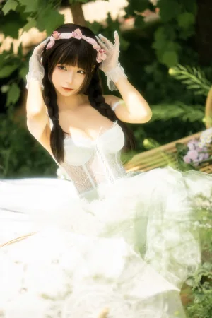 蠢沫沫《春》主题写真：20张全套美图