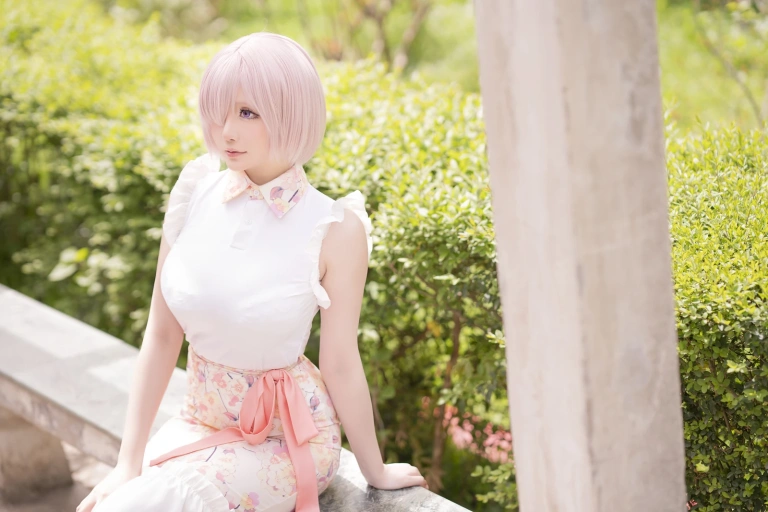 星之迟迟《2023年3月计划C 赠品 Fgo-玛修》主题写真：25张全套美图