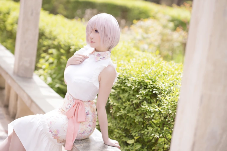 星之迟迟《2023年3月计划C 赠品 Fgo-玛修》主题写真：25张全套美图