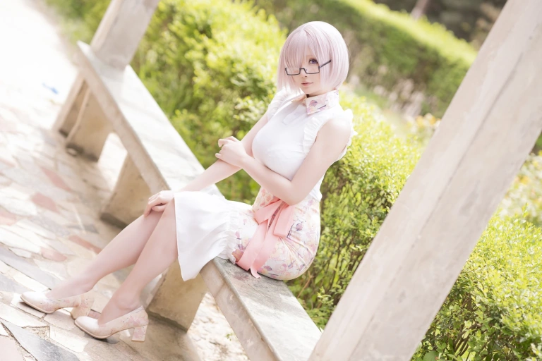 星之迟迟《2023年3月计划C 赠品 Fgo-玛修》主题写真：25张全套美图