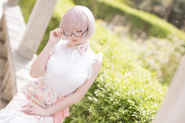星之迟迟《2023年3月计划C 赠品 Fgo-玛修》主题写真：25张全套美图