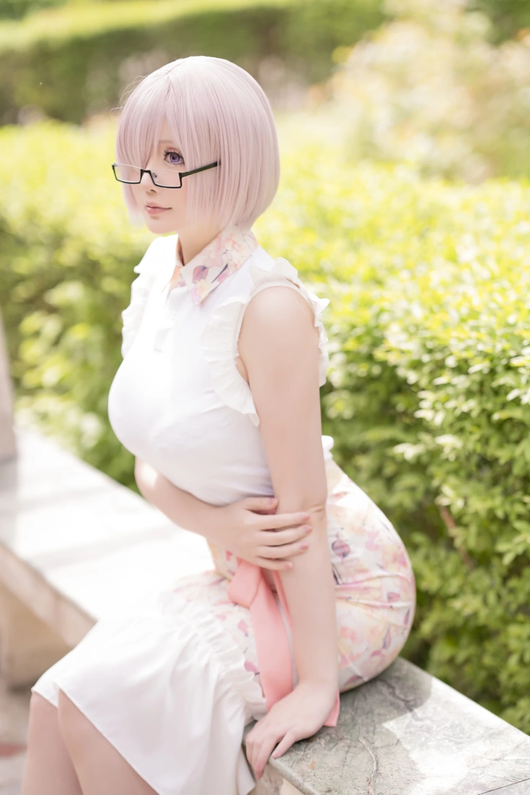 星之迟迟《2023年3月计划C 赠品 Fgo-玛修》主题写真：25张全套美图