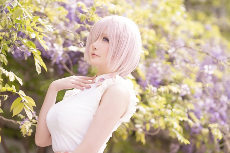 星之迟迟《2023年3月计划C 赠品 Fgo-玛修》主题写真：25张全套美图