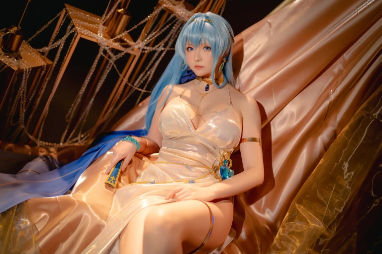 星之迟迟《2023年4月计划C Nikke 胜利女神 海伦》主题写真：77张全套美图，含1个视频