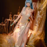 星之迟迟《2023年4月计划C Nikke 胜利女神 海伦》主题写真：77张全套美图，含1个视频