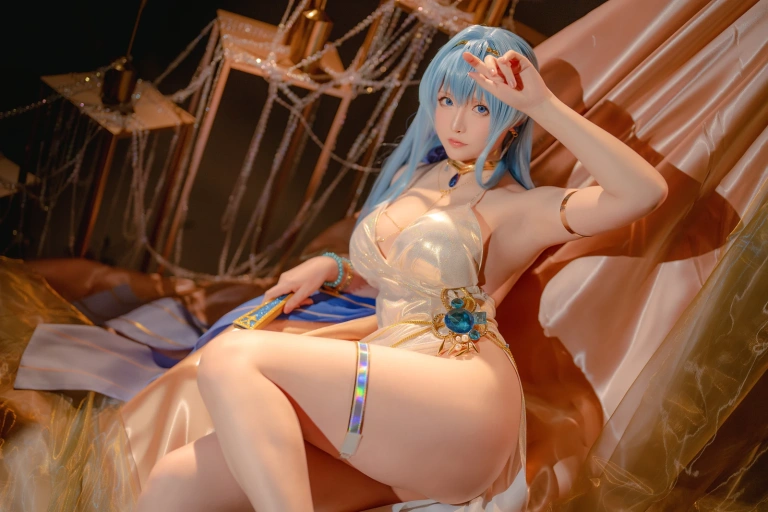 星之迟迟《2023年4月计划C Nikke 胜利女神 海伦》主题写真：77张全套美图，含1个视频