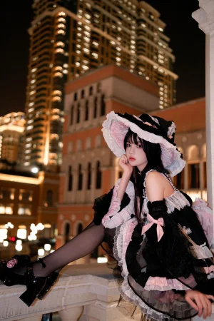 桜桃喵《星愈》主题写真：16张全套美图