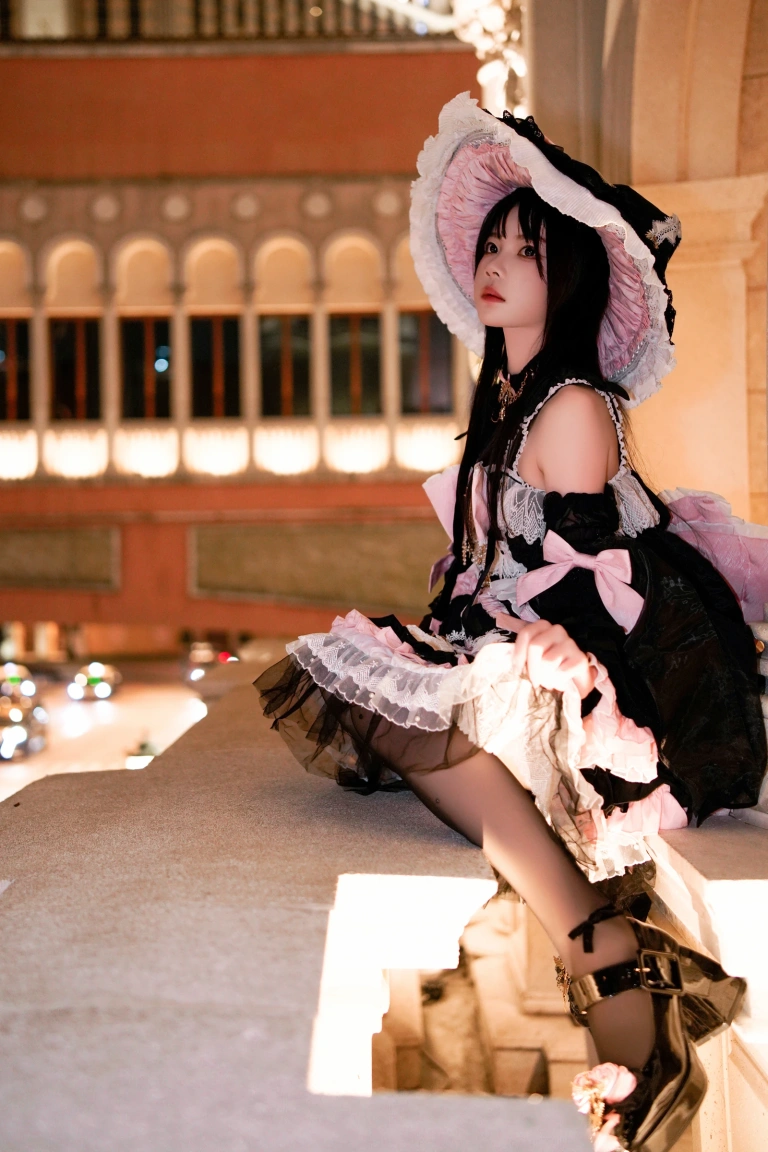 桜桃喵《星愈》主题写真：16张全套美图