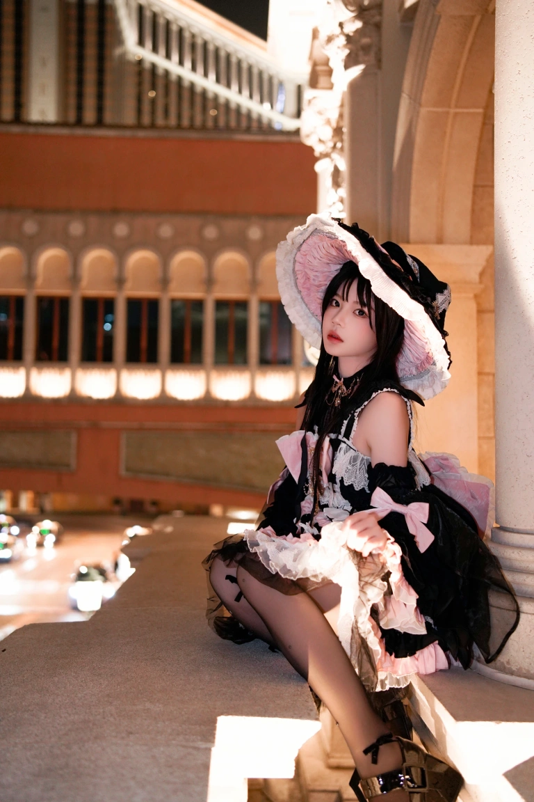 桜桃喵《星愈》主题写真：16张全套美图