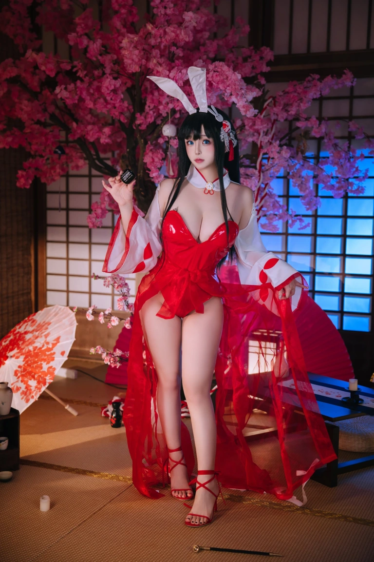 日奈娇(椎名莜)《碧蓝航线 大山兔女郎》主题写真：46张全套美图