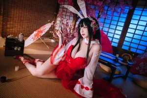 日奈娇(椎名莜)《碧蓝航线 大山兔女郎》主题写真：46张全套美图