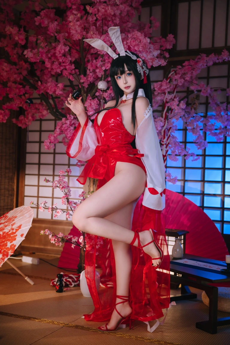 日奈娇(椎名莜)《碧蓝航线 大山兔女郎》主题写真：46张全套美图