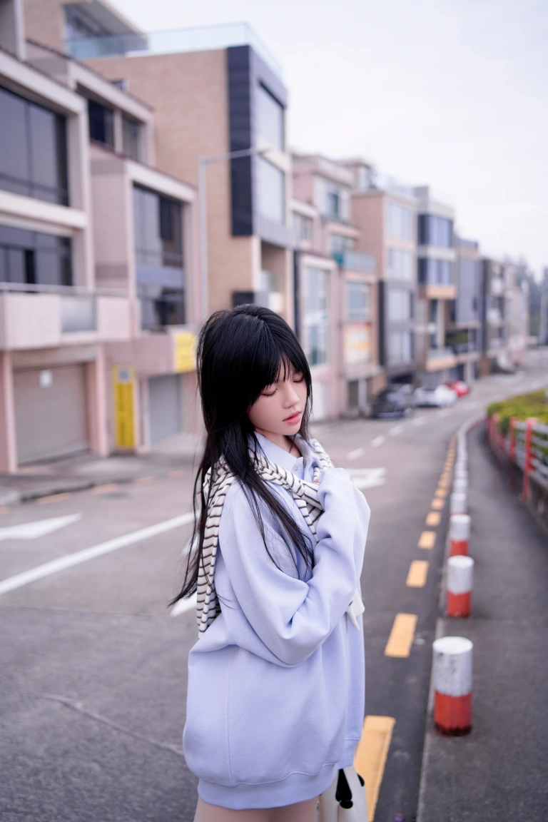 桜桃喵《蓝》主题写真：20张全套美图