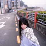 桜桃喵《蓝》主题写真：20张全套美图