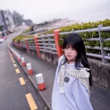 桜桃喵《蓝》主题写真：20张全套美图