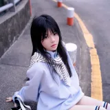 桜桃喵《蓝》主题写真：20张全套美图