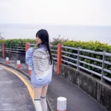 桜桃喵《蓝》主题写真：20张全套美图