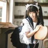 蠢沫沫《猫猫女仆》主题写真：23张全套美图