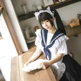 蠢沫沫《猫猫女仆》主题写真：23张全套美图