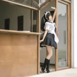 蠢沫沫《猫猫女仆》主题写真：23张全套美图