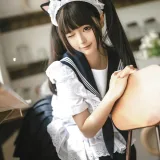 蠢沫沫《猫猫女仆》主题写真：23张全套美图