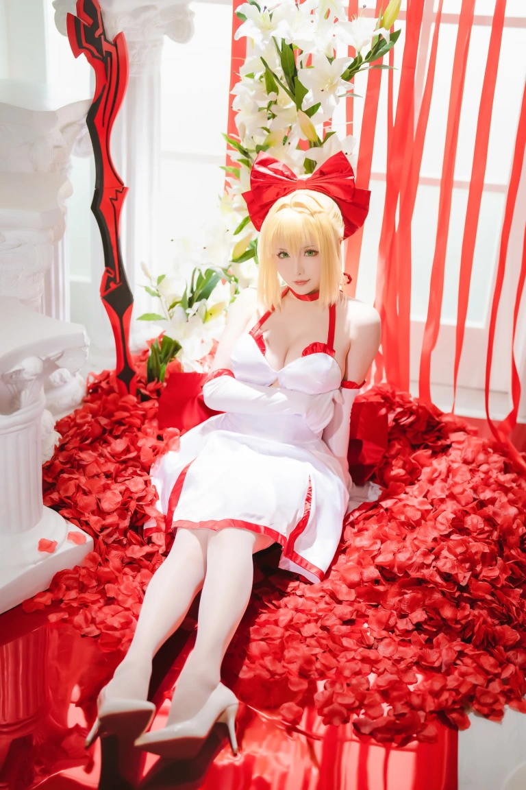星之迟迟《2023年6月计划A FATE EXTELLA 尼禄》主题写真：43张全套美图