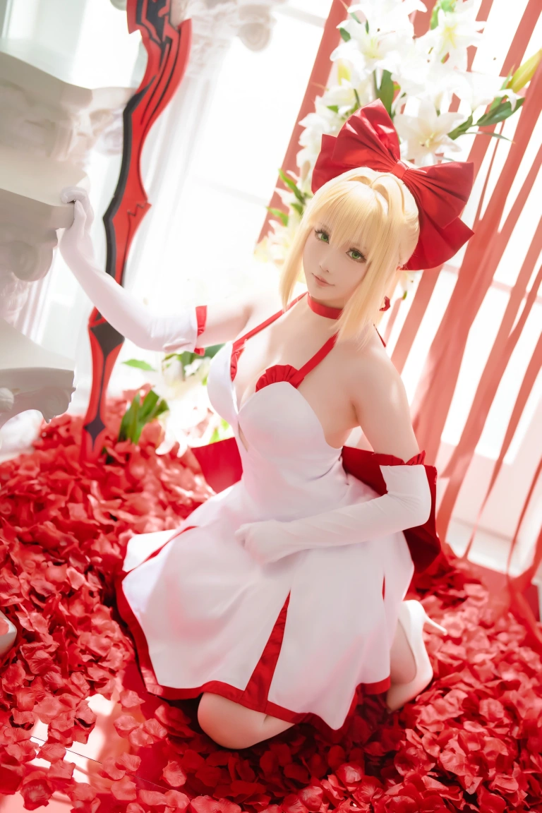 星之迟迟《2023年6月计划A FATE EXTELLA 尼禄》主题写真：43张全套美图