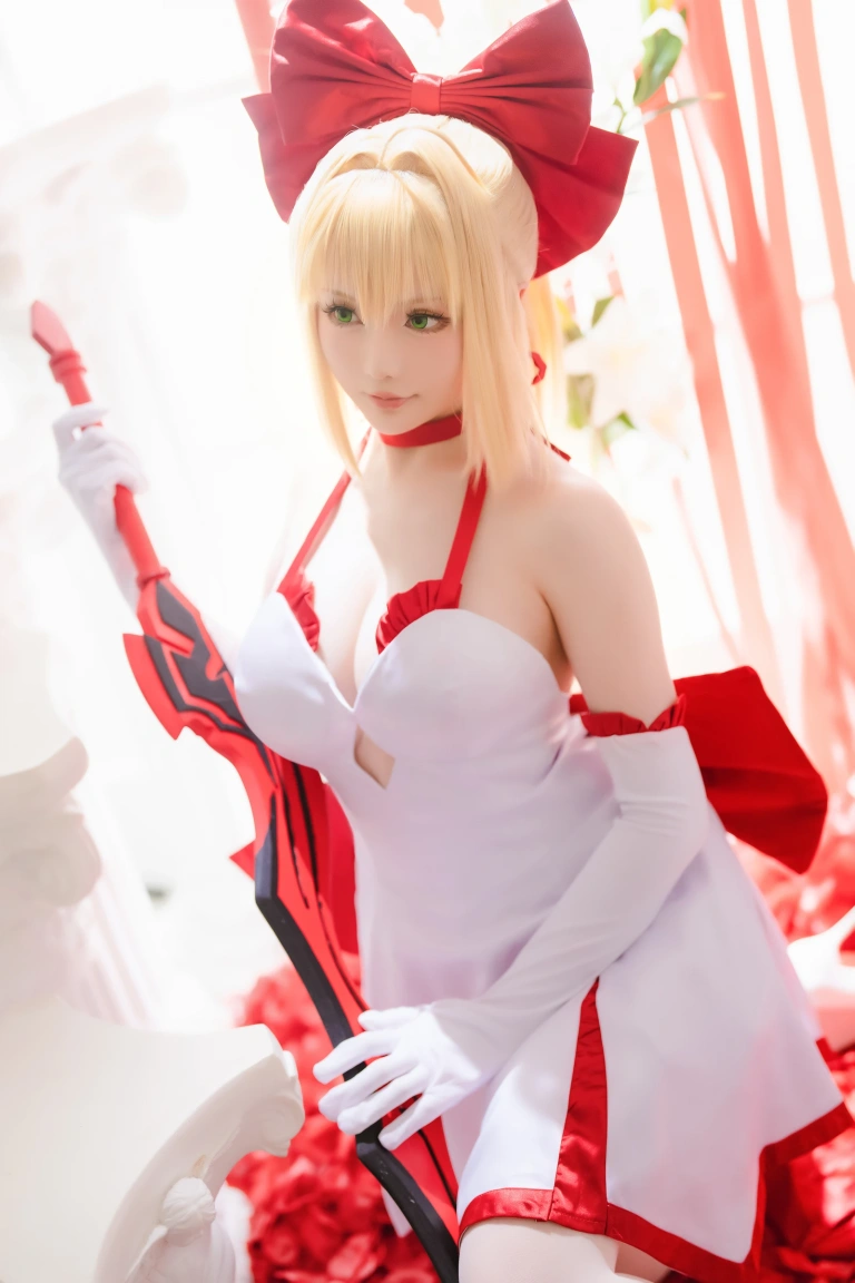星之迟迟《2023年6月计划A FATE EXTELLA 尼禄》主题写真：43张全套美图