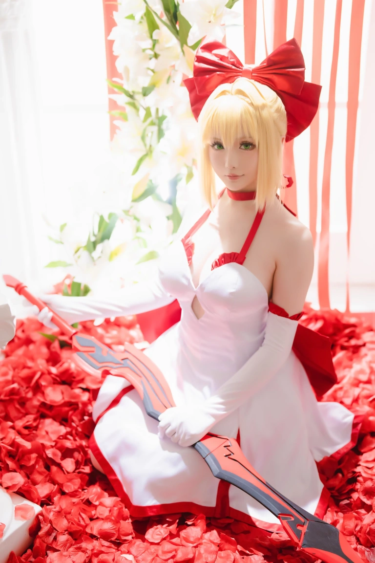 星之迟迟《2023年6月计划A FATE EXTELLA 尼禄》主题写真：43张全套美图