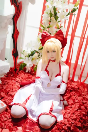 星之迟迟《2023年6月计划A FATE EXTELLA 尼禄》主题写真：43张全套美图