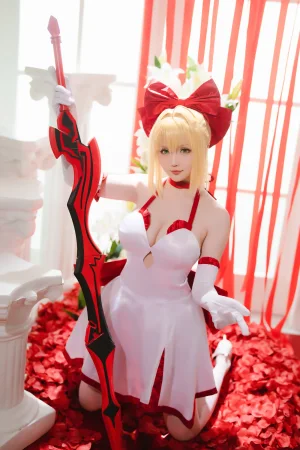 星之迟迟《2023年6月计划A FATE EXTELLA 尼禄》主题写真：43张全套美图