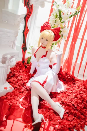 星之迟迟《2023年6月计划A FATE EXTELLA 尼禄》主题写真：43张全套美图