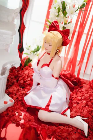 星之迟迟《2023年6月计划A FATE EXTELLA 尼禄》主题写真：43张全套美图