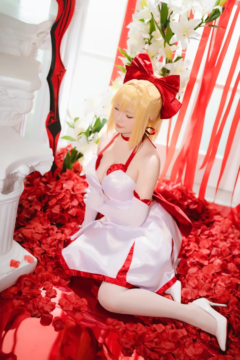 星之迟迟《2023年6月计划A FATE EXTELLA 尼禄》主题写真：43张全套美图