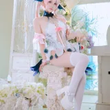 日奈娇(椎名莜)《蔚蓝档案 下江小春花嫁》主题写真：26张全套美图