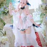 日奈娇(椎名莜)《蔚蓝档案 下江小春花嫁》主题写真：26张全套美图