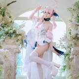 日奈娇(椎名莜)《蔚蓝档案 下江小春花嫁》主题写真：26张全套美图