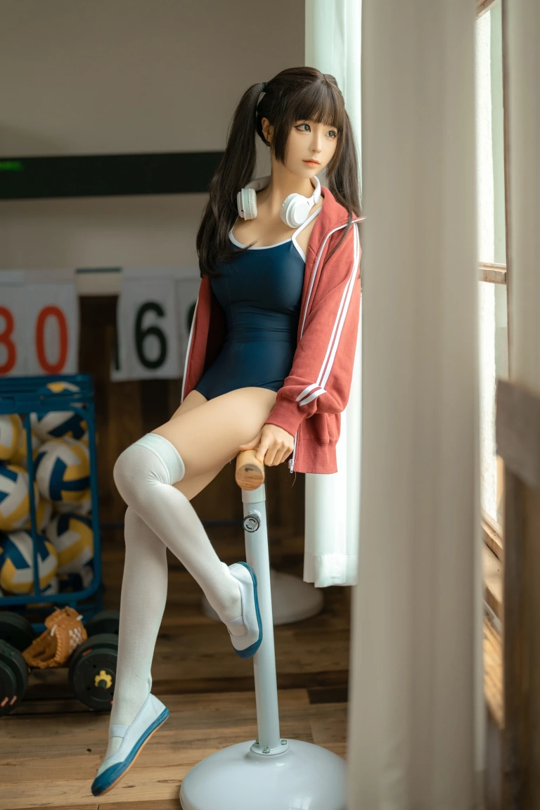 蠢沫沫《课间》主题写真：30张全套美图