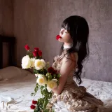 桜桃喵《玻璃玫瑰》主题写真：11张全套美图
