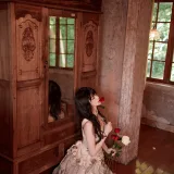 桜桃喵《玻璃玫瑰》主题写真：11张全套美图