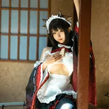 蠢沫沫《牛牛女仆》主题写真：15张全套美图
