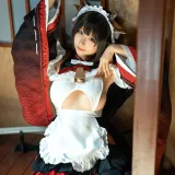 蠢沫沫《牛牛女仆》主题写真：15张全套美图