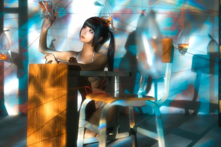 蠢沫沫《梦鱼》主题写真：11张全套美图