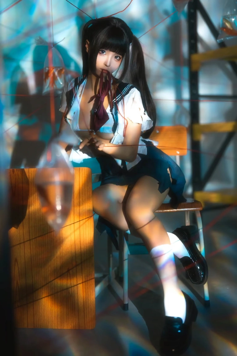蠢沫沫《梦鱼》主题写真：11张全套美图