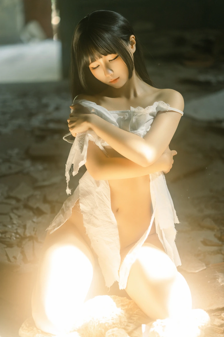 蠢沫沫《光》主题写真：28张全套美图