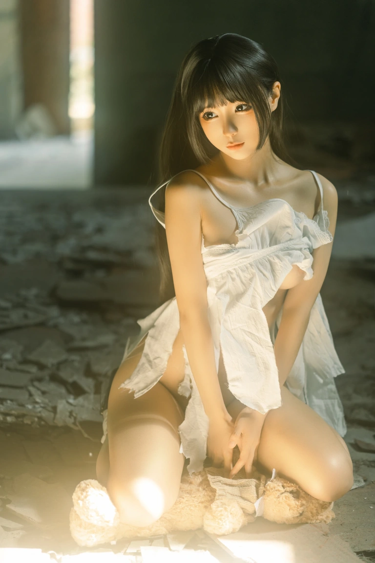 蠢沫沫《光》主题写真：28张全套美图