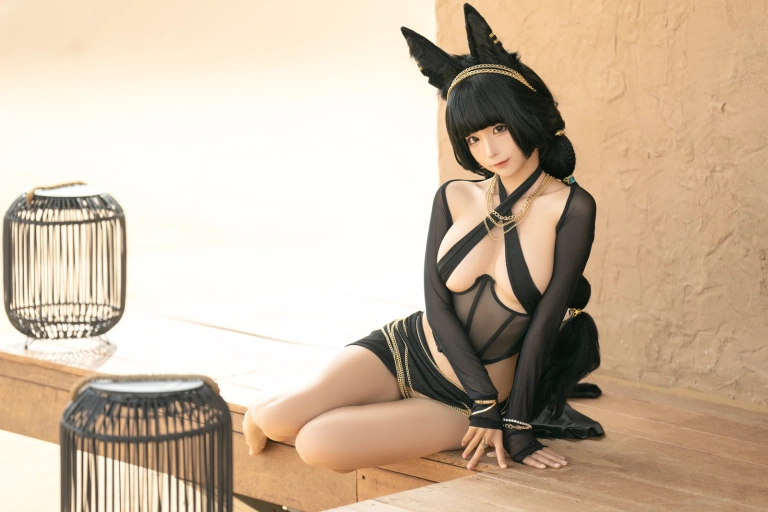 蠢沫沫《沙漠狐》主题写真：21张全套美图