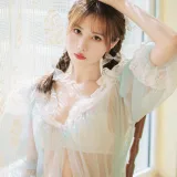 念雪《蓝纱衣》主题写真：40张全套美图