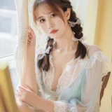 念雪《蓝纱衣》主题写真：40张全套美图