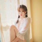 念雪《蓝纱衣》主题写真：40张全套美图